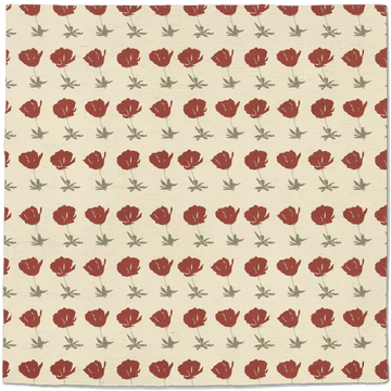 Papier | Poppy Fields | Grasscloth (Wallpaper)