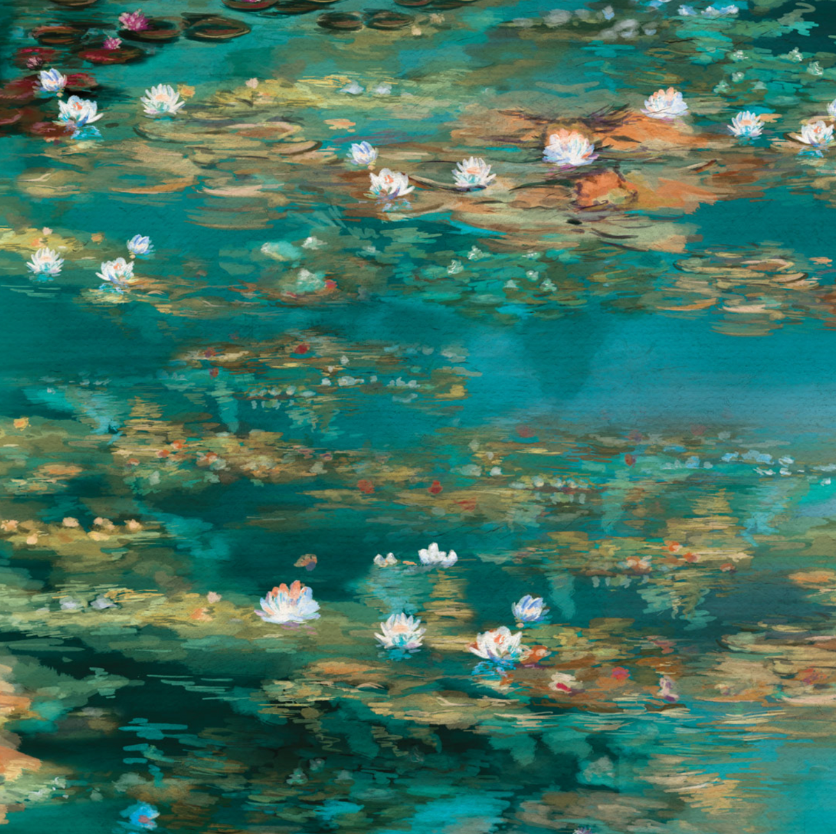 Milton & King | Water Lilies (Wallpaper)