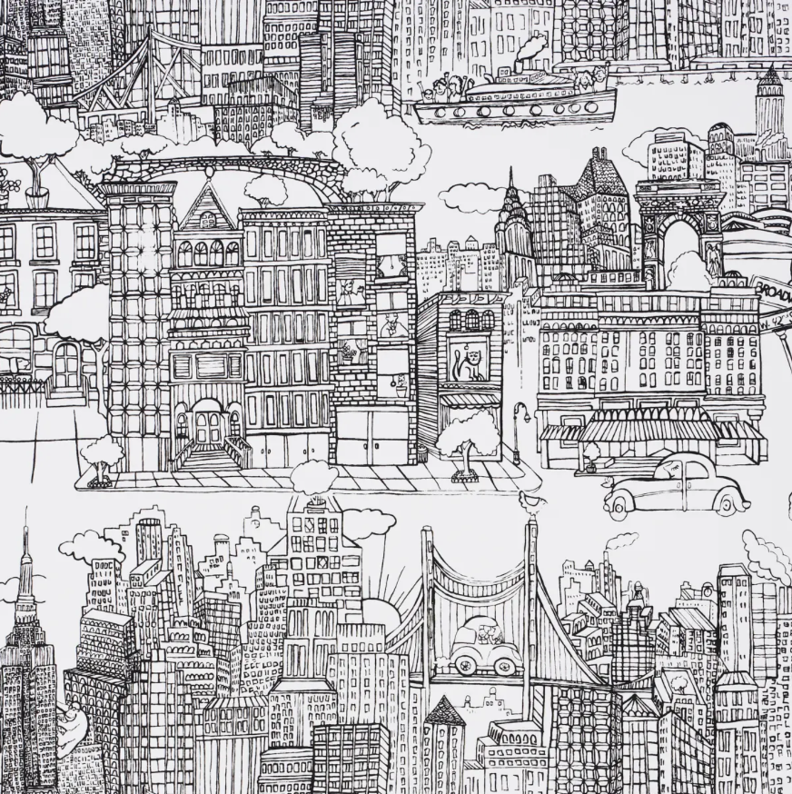Schumacher | New York New York (Wallpaper)
