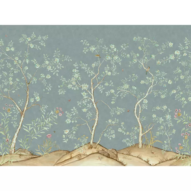 Kit Kemp | Songbird Mural | Rain