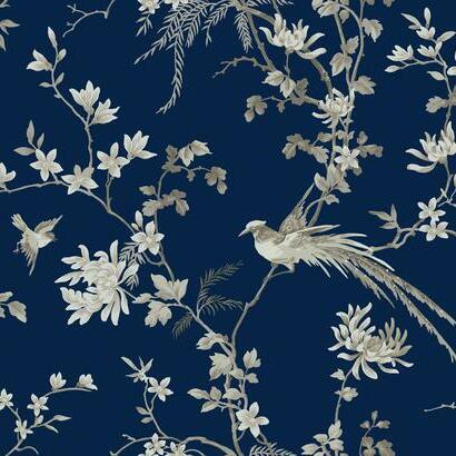 York Wallcoverings | BIRD AND BLOSSOM CHINOSERIE