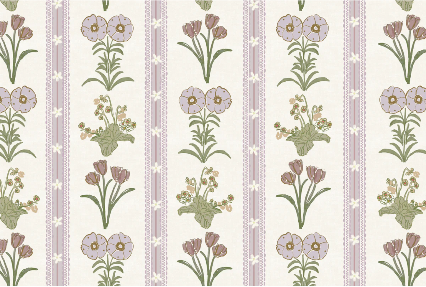 Lulie Wallace Fabric | Virginia - Heather