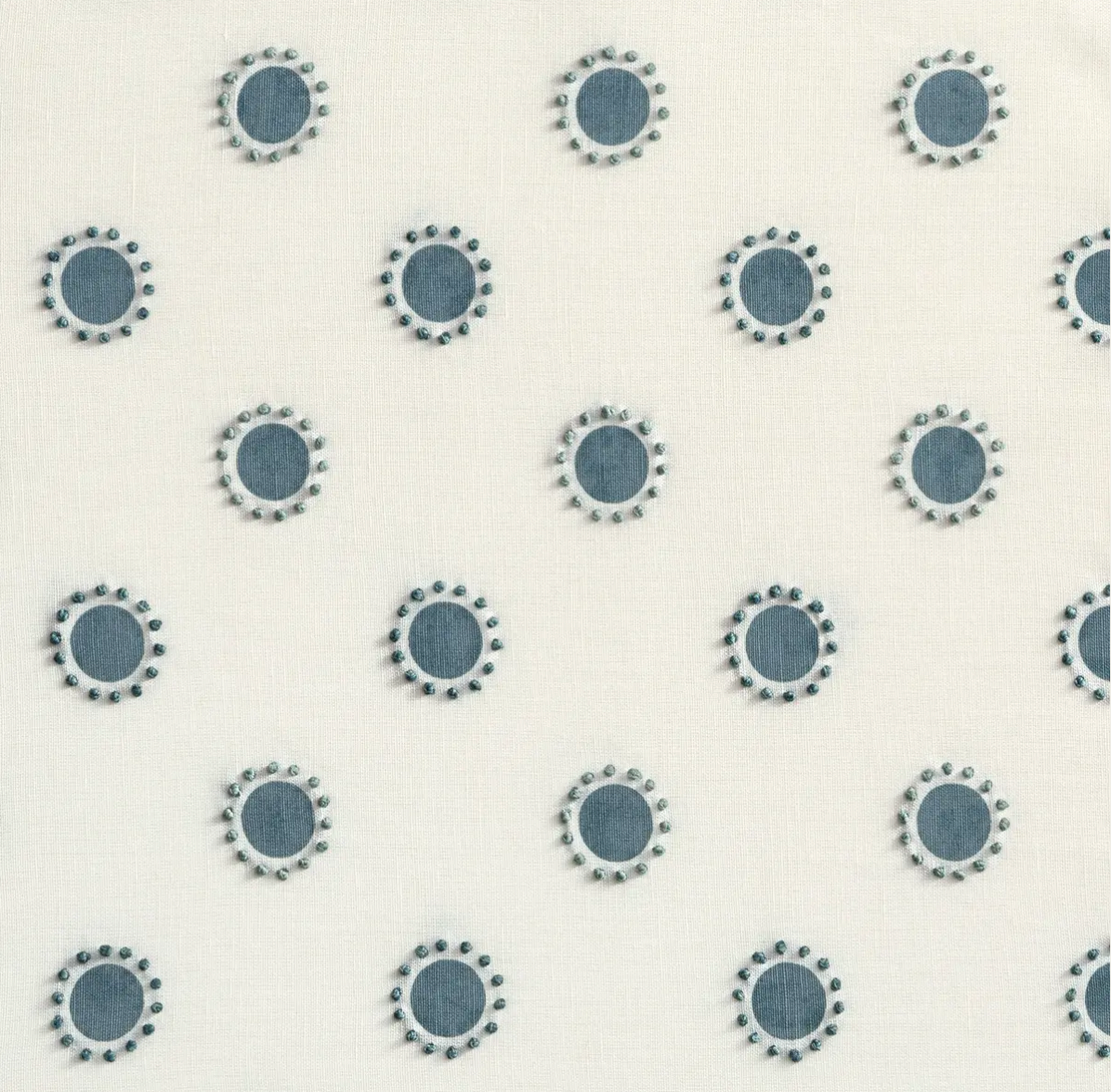 Chelsea Textiles | Dots & French Knots