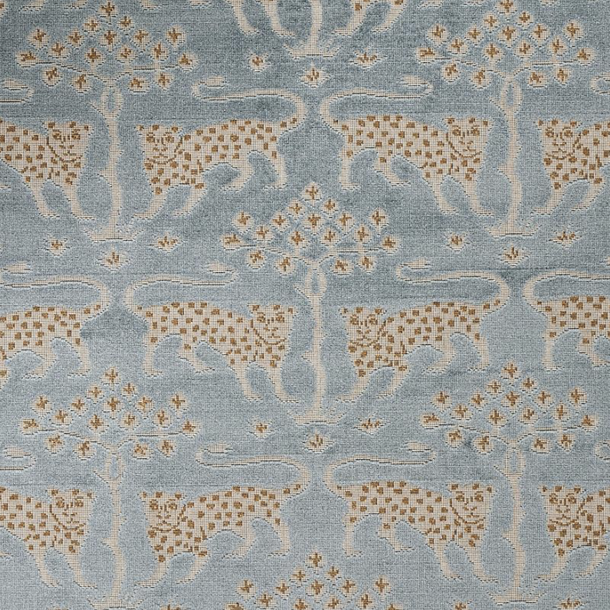 Woodland Leopard Velvet