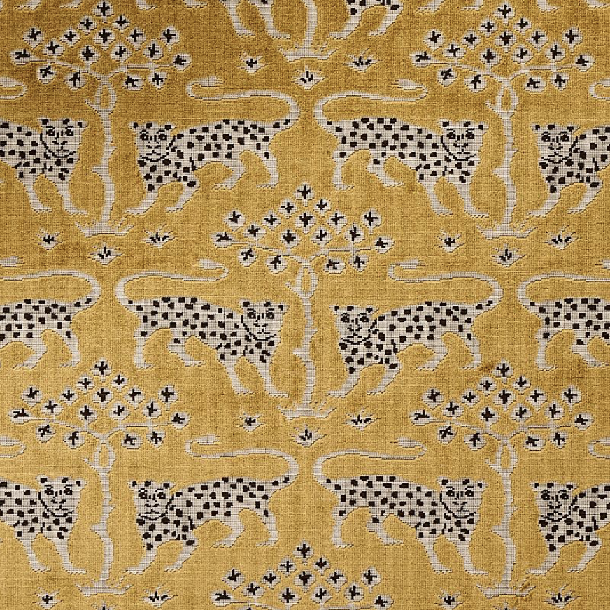 Woodland Leopard Velvet