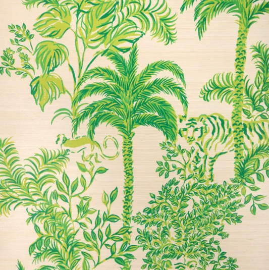 Lilly Pulitzer | Tiger Queen Grasscloth