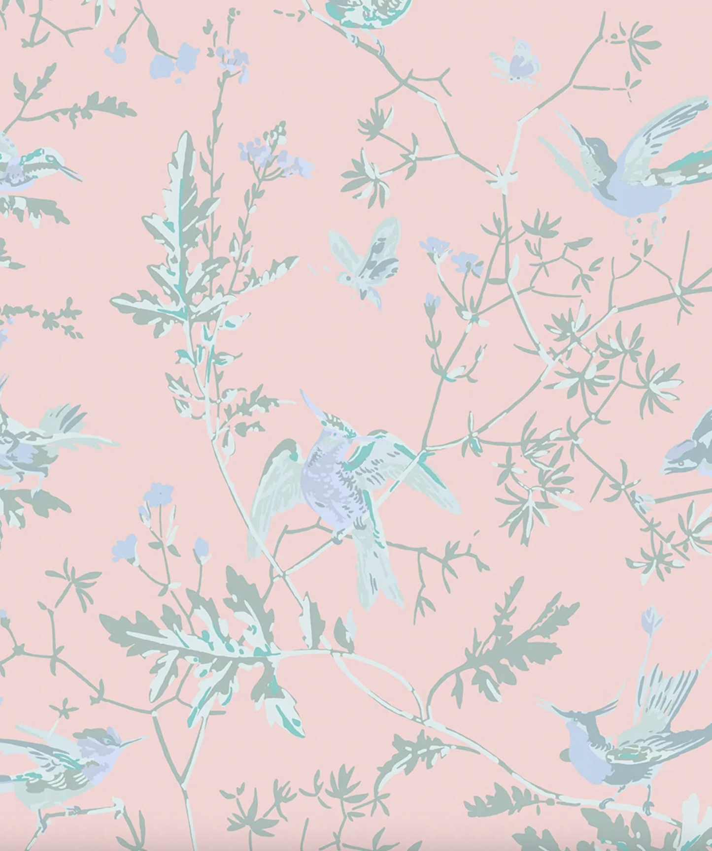 Cole & Son | Hummingbirds 100% Silk