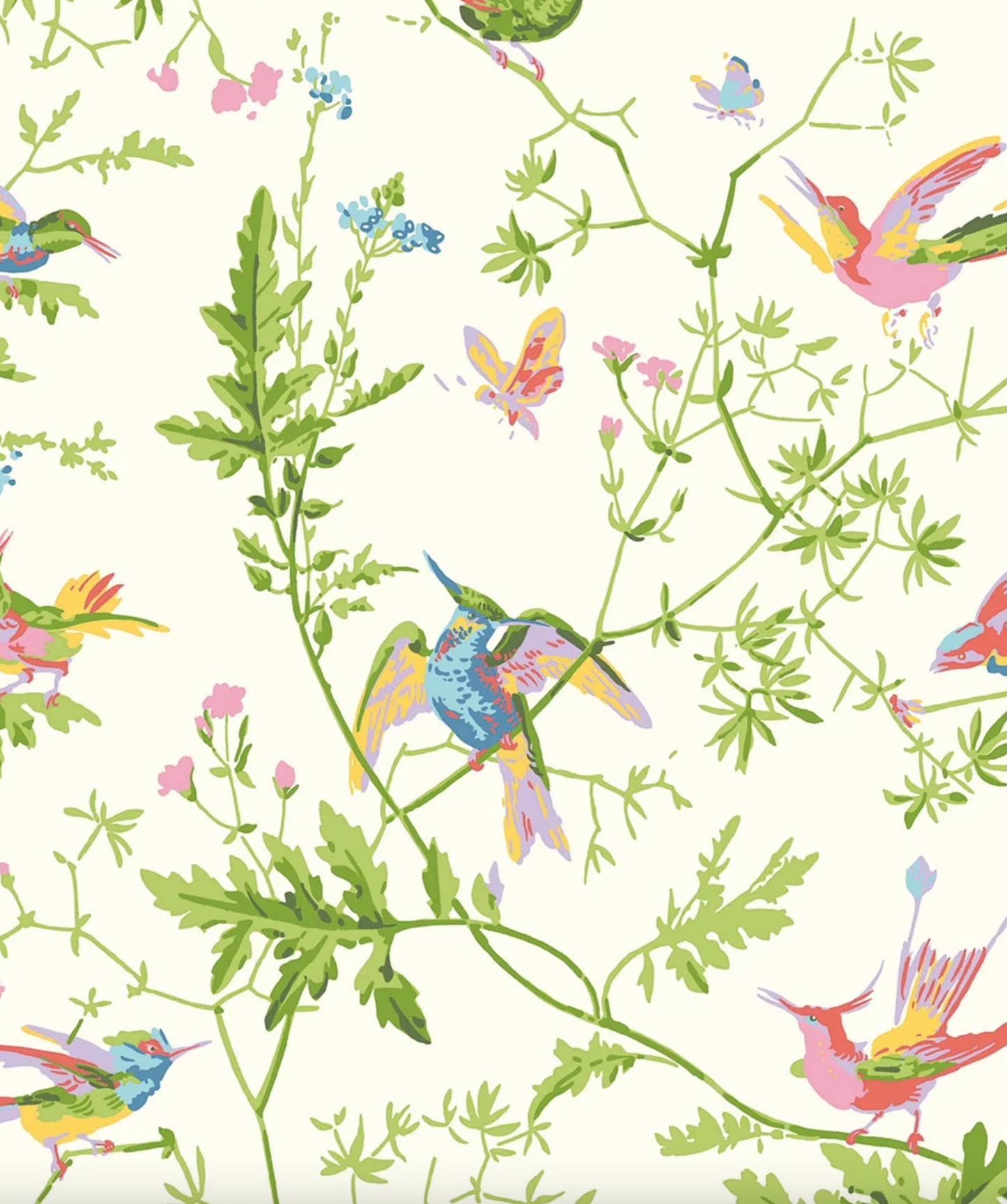 Cole & Son | Hummingbirds 100% Silk