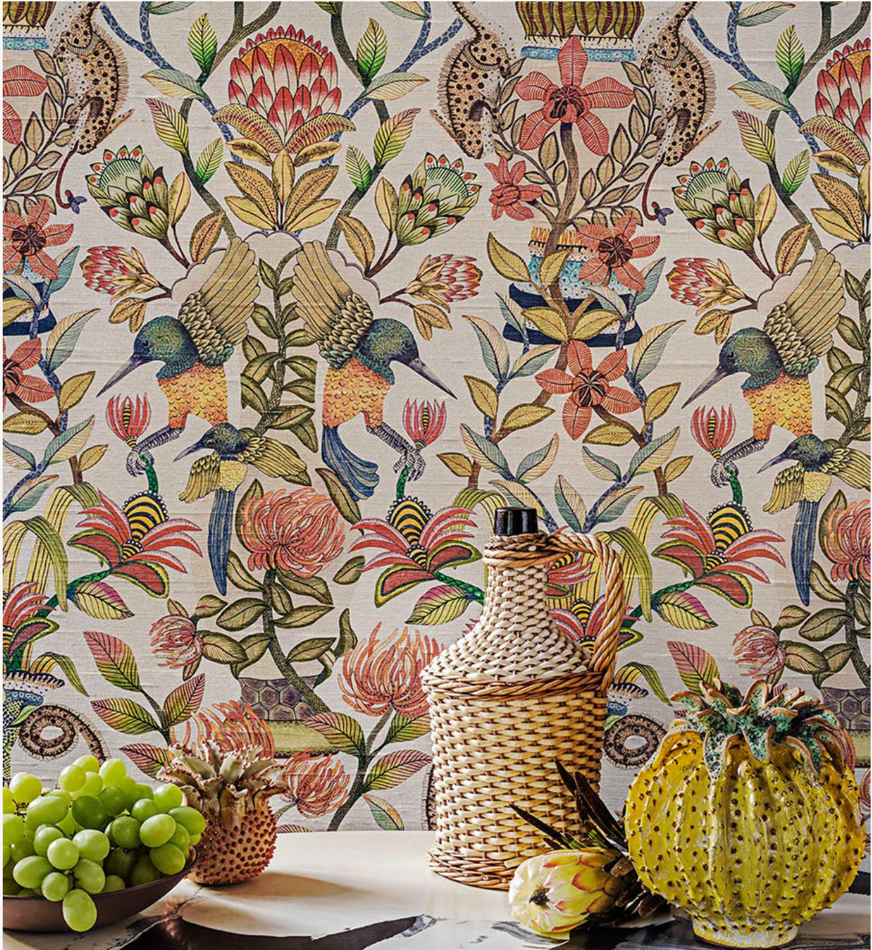 Cole & Son | Protea Garden Silk