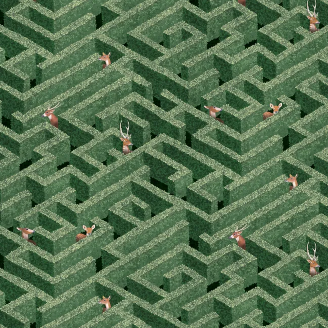 Josephine Munsey | Labyrinth With Deer