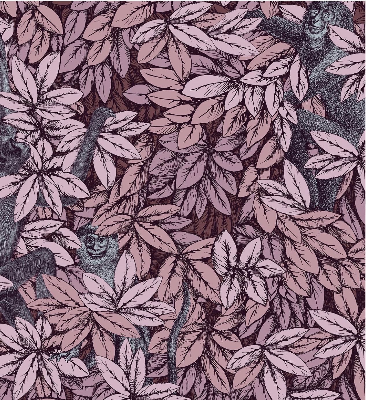 Cole & Son | Foglie e Scimmie