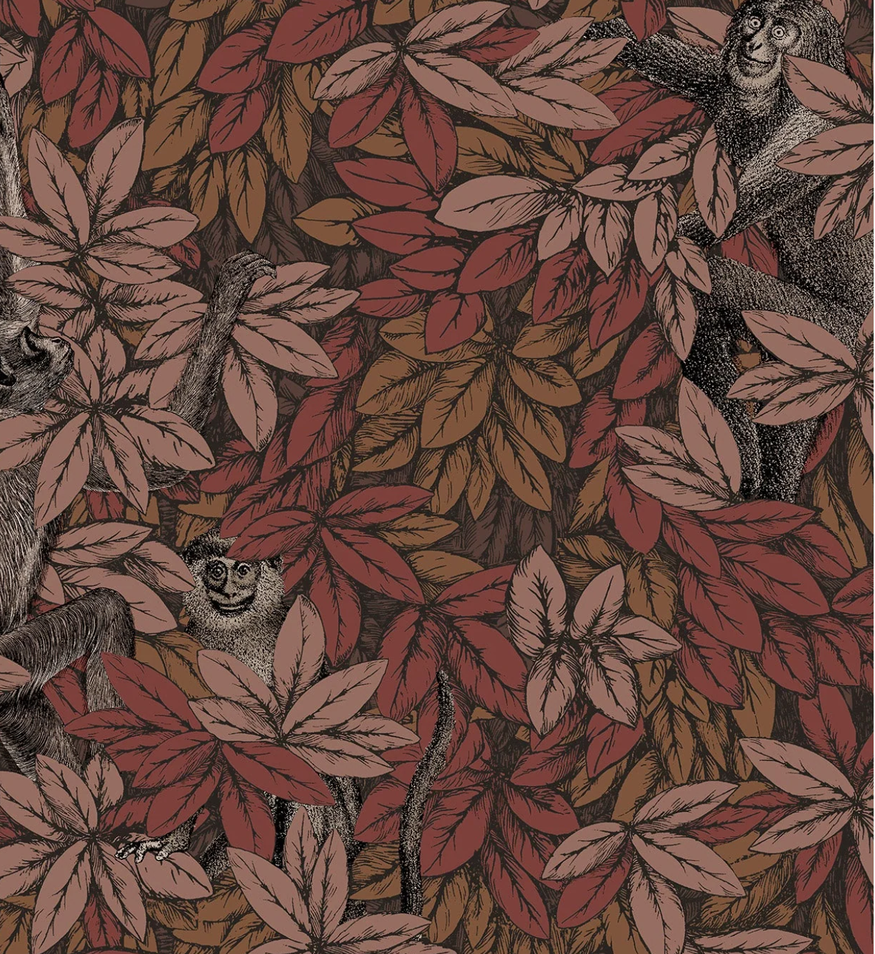 Cole & Son | Foglie e Scimmie