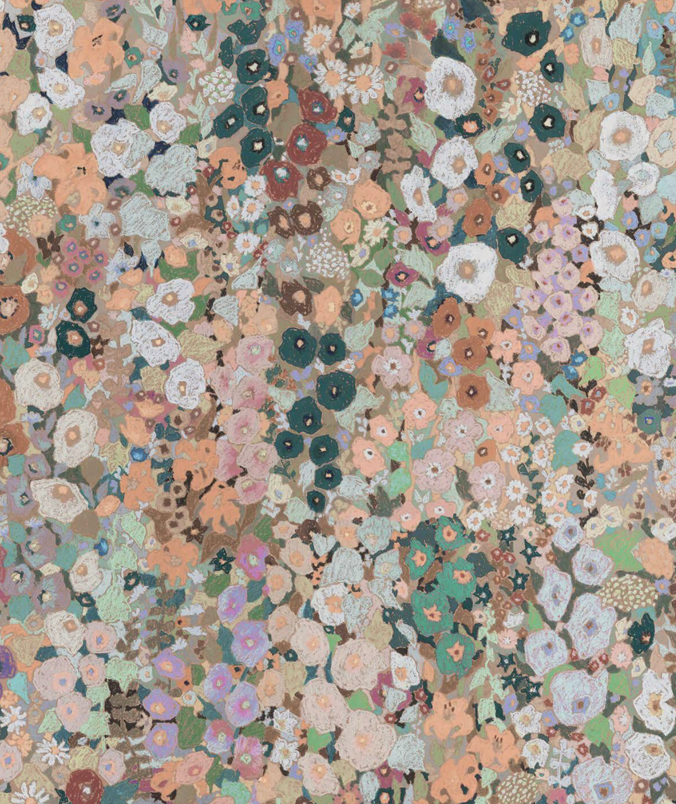 House of Hackney | Hollyhocks Wallpaper