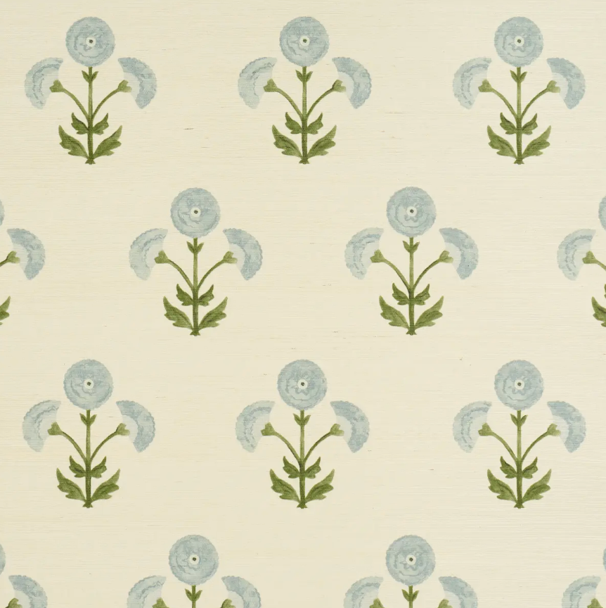 Schumacher | Saranda Flower Sisal