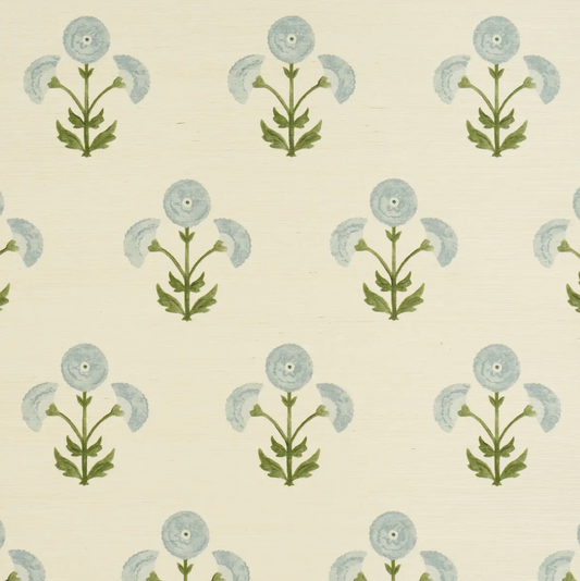 Schumacher | Saranda Flower Sisal