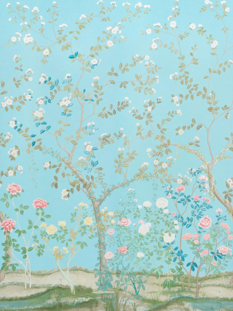 Madame De Pompadour Wallpaper Panel