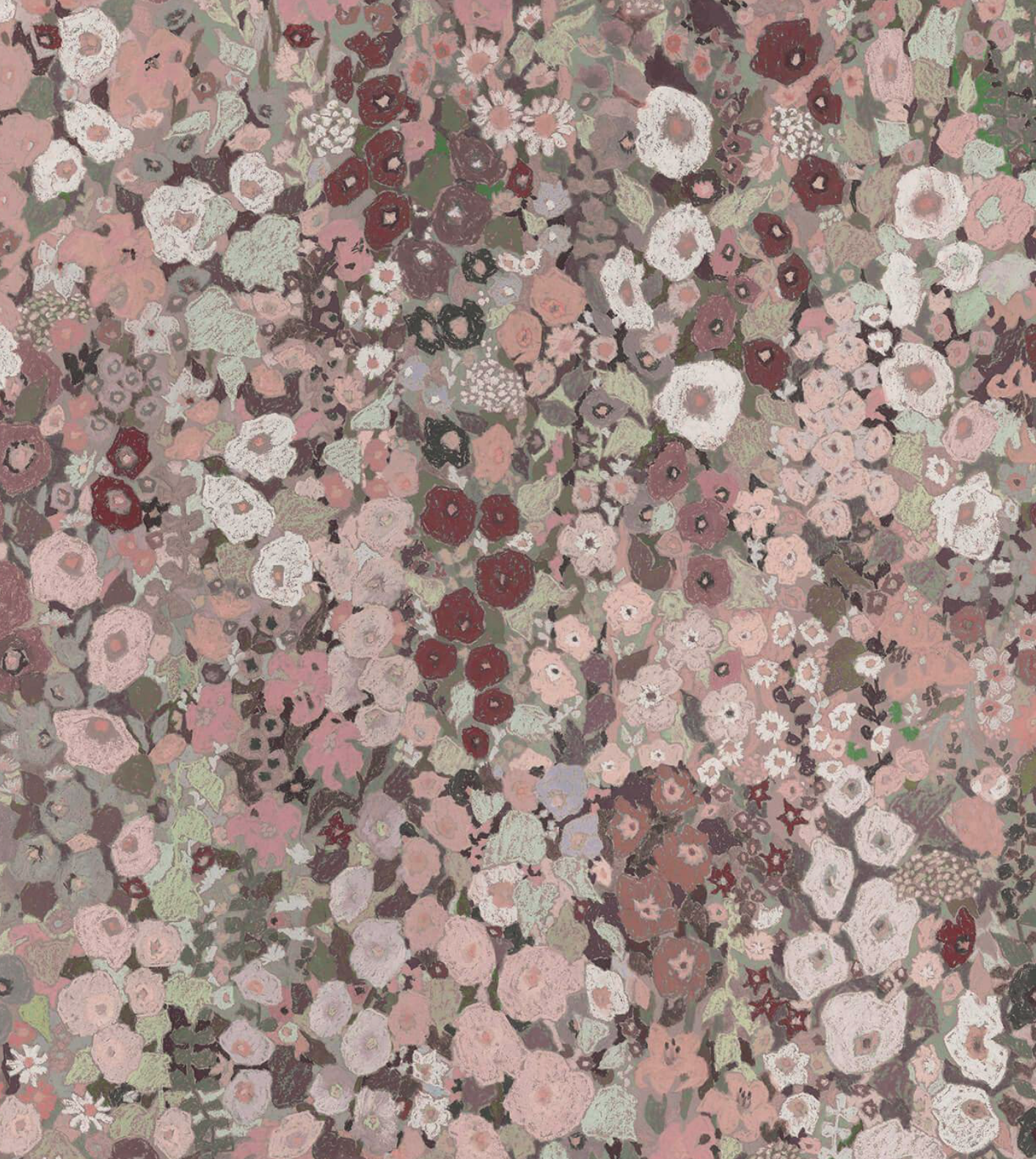 House of Hackney | Hollyhocks Wallpaper