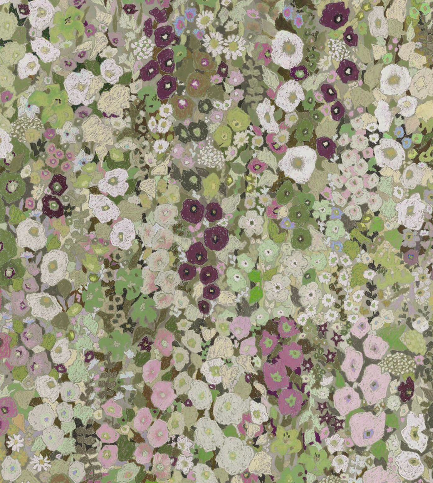 House of Hackney | Hollyhocks Wallpaper