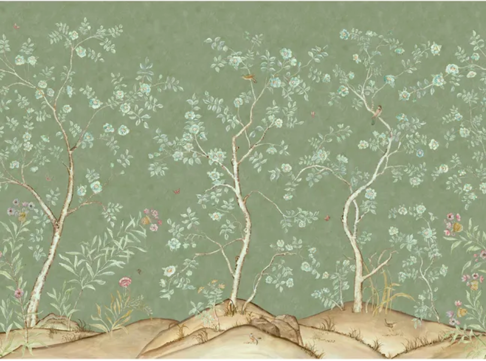 Kit Kemp | Songbird Mural | Rain
