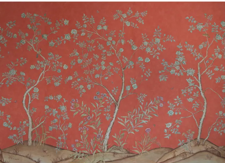 Kit Kemp | Songbird Mural | Rain