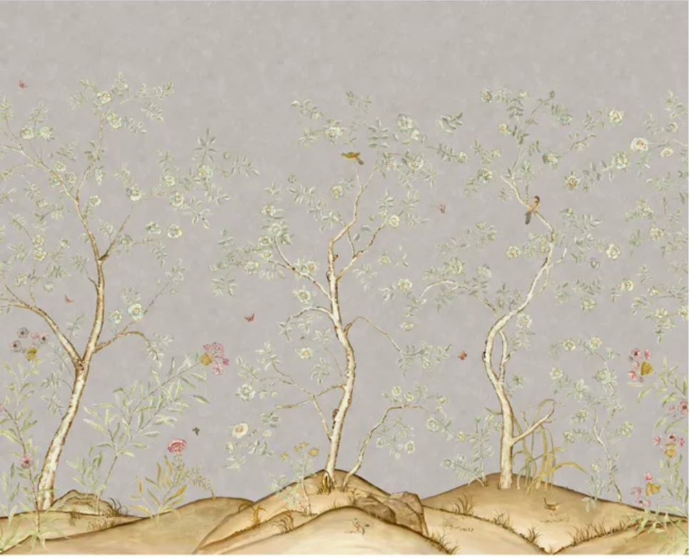 Kit Kemp | Songbird Mural | Rain